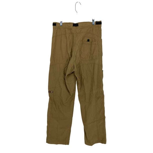 Vintage Prana Cargo Pants Mens Sz M Brown Adjustable Waist 30" Inseam - Picture 4 of 5